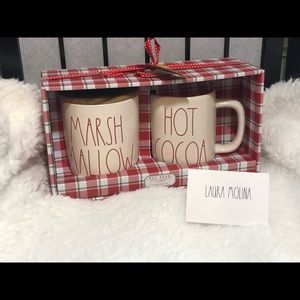 Rae Dunn Marshmallow Cellar & Mug Set